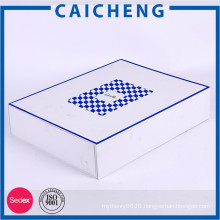 Large size folding paper box white cardboard boxes for clothes